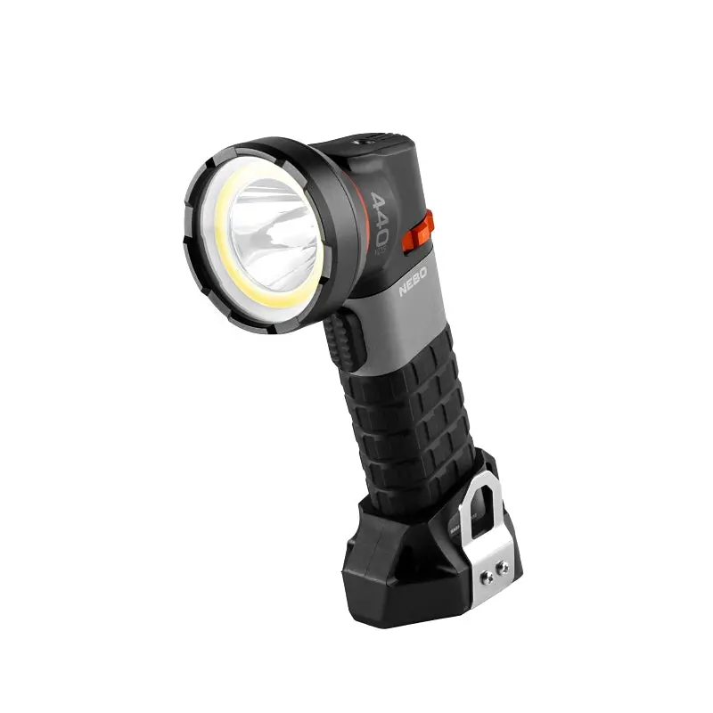 Nebo Luxtreme Spotlight With Integrated Cob Led – 500-Lumen Aluminum-Rubber Design 1