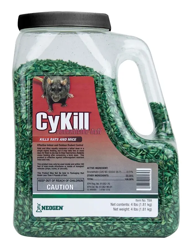 Neogen 112840 Granular Rodent Bait, 4-Pound Jug 1