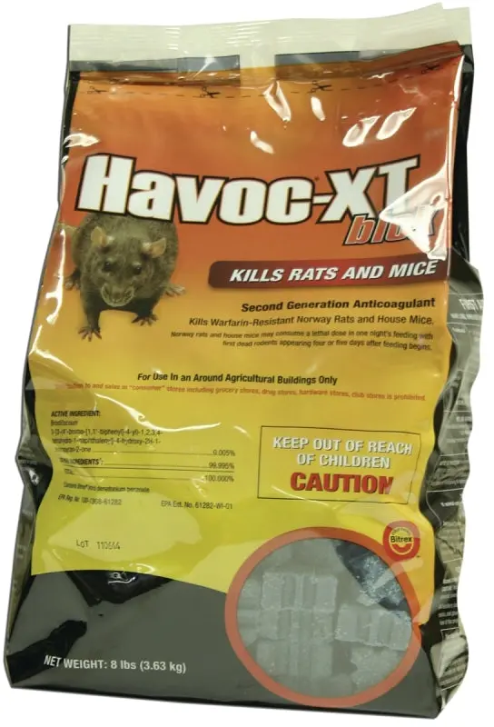 Neogen 116362 Rodenticide Pellets – 8 Lb Mouse Killer Pouch For Indoor/Outdoor Use 1