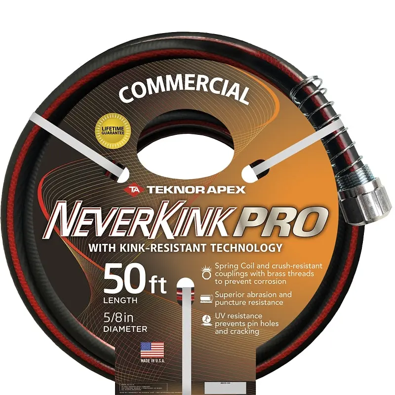 Neverkink 8845-50 Heavy-Duty 50-Foot Kink-Resistant Garden Hose – Reinforced Rubber Core 1