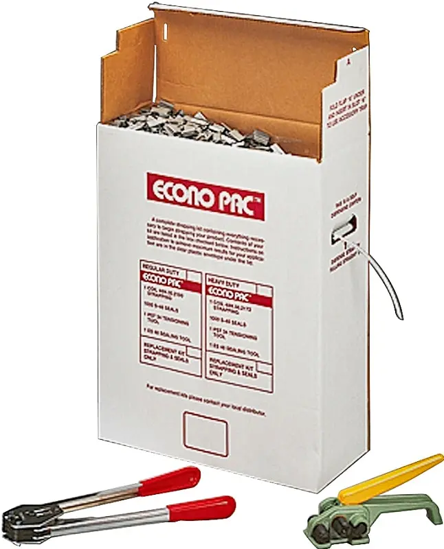 Nifty Wrapper Sep48Hd Jumbo Strapping Kit – Heavy-Duty Plastic Banding System, White Packaging 1