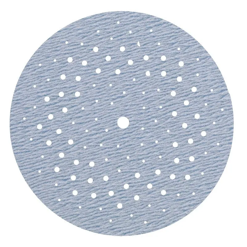 Norton 5-Inch Spiral Sanding Disc – P220 Grit Alumina Ceramic Abrasive, 11/16" Arbor, Fine Finishing 1