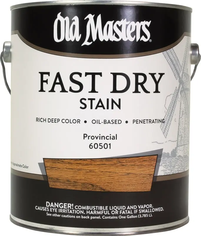 Old Masters Fast-Drying Wood Stain – Provincial Tone, 1 Gallon Liquid Formula 1
