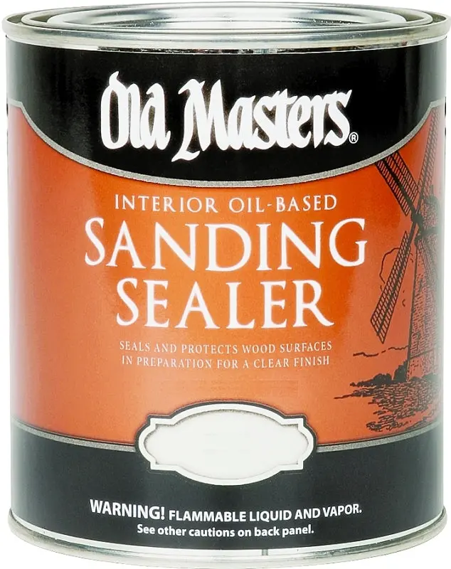 Old Masters Sanding Sealer – Clear Liquid Finish, 1-Gallon Can For Smooth Wood Prep 1