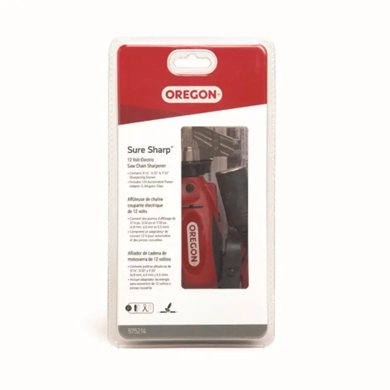 Oregon 12V Portable Chainsaw Chain Sharpener – Compact Plastic Design 1