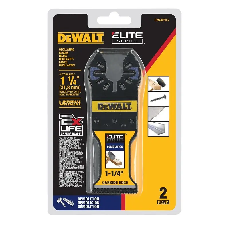 Oscltng Bld Wd W/Nail 1-3/8" Oscillating Blade — Wood-Cutting With Nail-Embedded Capability 1