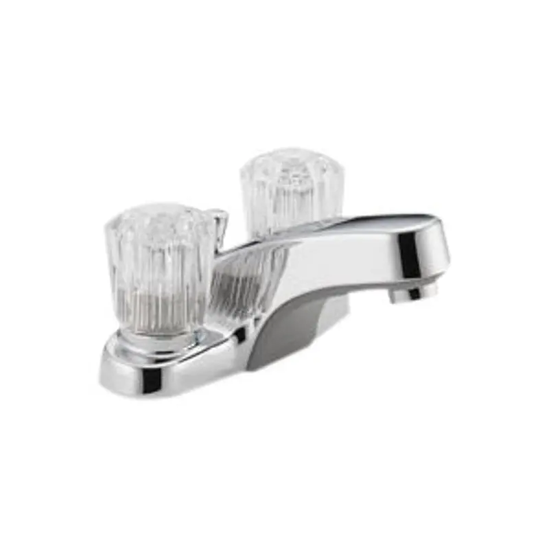 Peerless P245Lf Chrome Bathroom Faucet – Two-Handle Metal Design With Knob Handles And Standard Spout (1.2 Gpm) 1