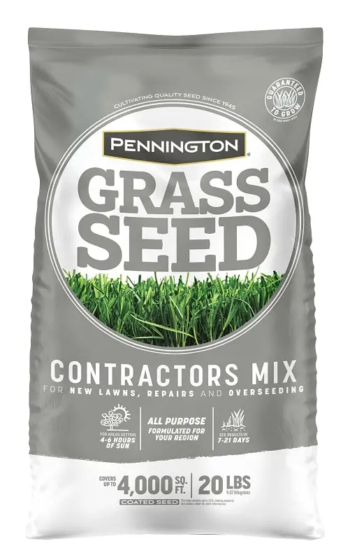 Pennington Premium Grass Seed Mix – 20 Lb Bag, Covers Up To 4,000 Sq Ft, Fast-Germinating Blend 1