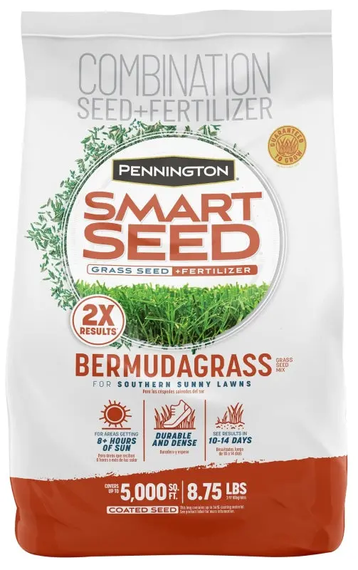 Pennington Smart Seed 100543735 Premium Grass & Fertilizer Blend – 8.75 Lb Bag For Fast Green-Up 1