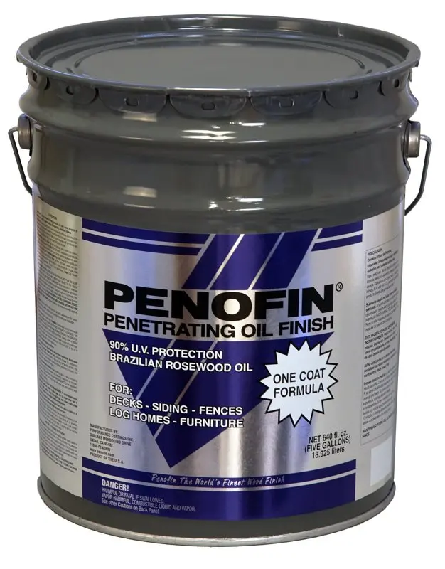 Penofin Blue Label F3Ech5G Chestnut Wood Stain — 5-Gallon Liquid Formula 1