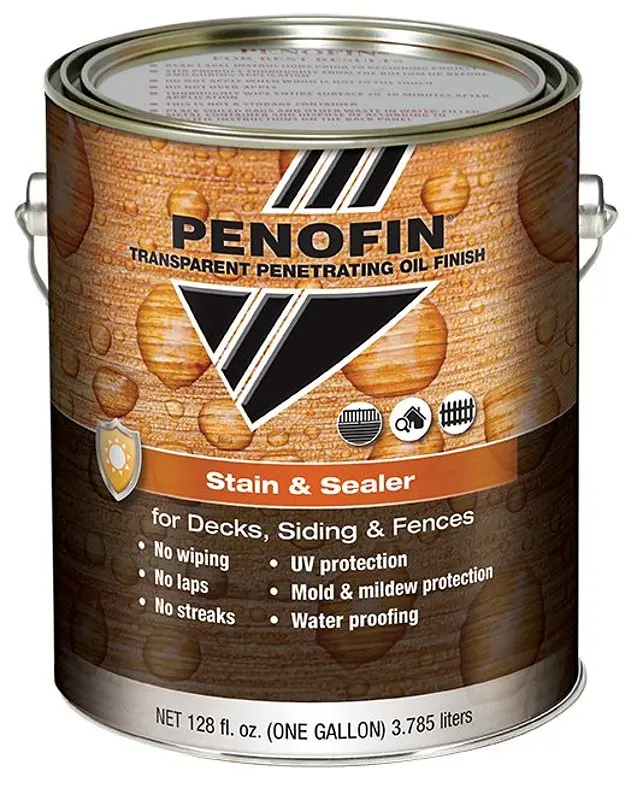 Penofin Fssebga Ebony Matte Oil-Based Stain & Sealer – 1-Gallon Penetrating Finish For Decks And Siding 1