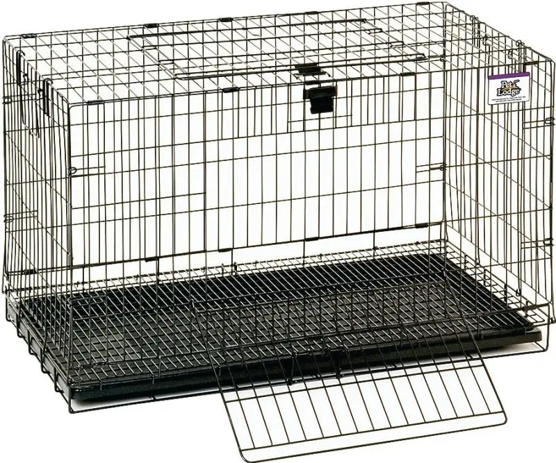 Pet Lodge Heavy-Duty Rabbit Hutch – 17"W × 31"D × 20"H Metal-And-Plastic Small Animal Enclosure 1