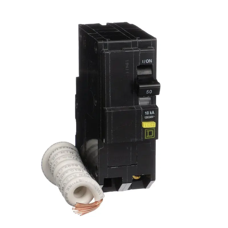Pgtl 2-Pole 50-Amp Circuit Breaker – Din-Rail Mountable Electrical Protection Device 1