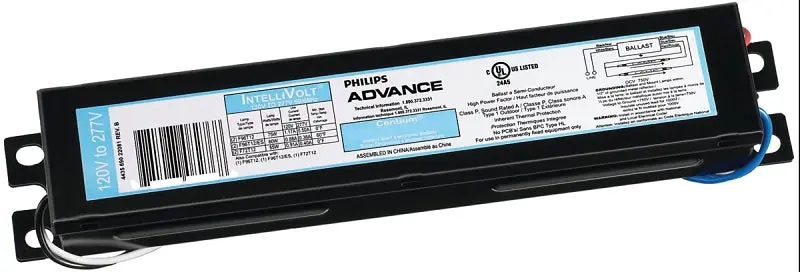 Philips Advance Centium Icn2P60N35I Electronic Ballast – 120/277V, 2-Lamp, 132–135W Output 1