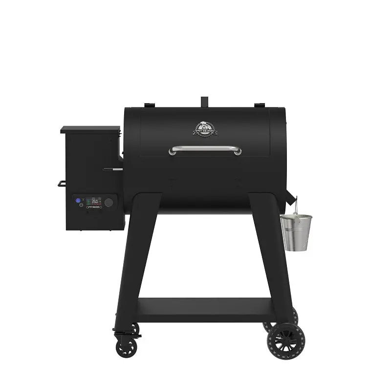 Pit Boss 11088 Pellet Grill & Smoker – Heavy-Duty Steel Construction, Matte Black Powder Coat 1
