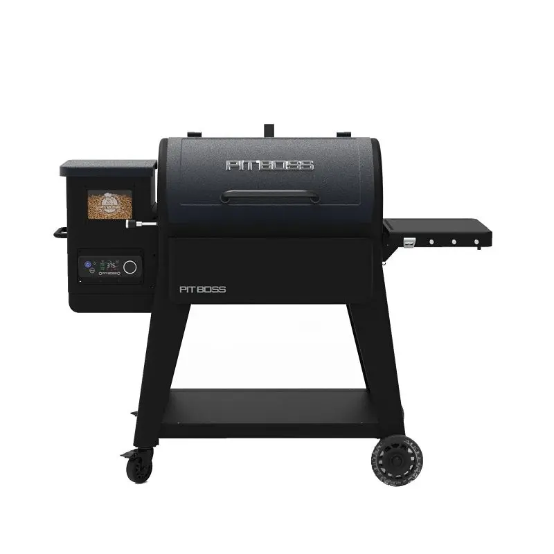 Pit Boss 11111 Wood Pellet Grill – Dual-Tier Cooking (582 + 350 Sq In), Steel Construction 1