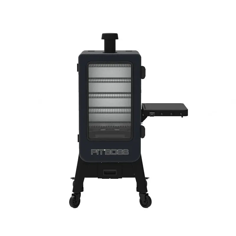 Pit Boss 11114 Vertical Electric Smoker – Cast Iron Cooking Surface, Heavy-Duty Steel Build 1