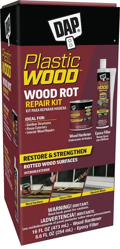 Plastic Wood Epoxy Filler Cartridge – Natural Color, 8.6 Oz, Easy-Dispense Format 1