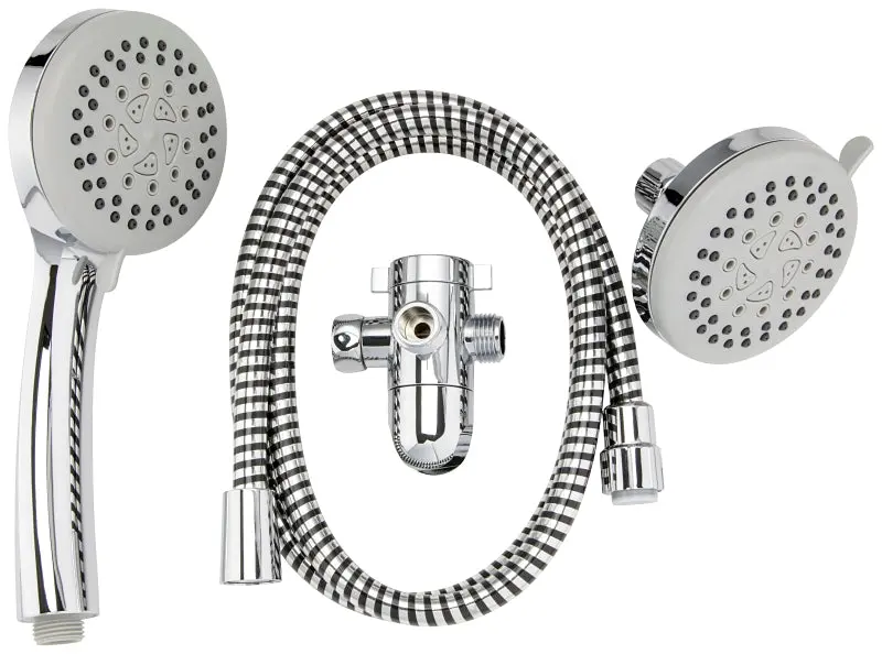 Plumb Pak K751Cp Adjustable Shower Head Kit – 1.8 Gpm, 5 Spray Modes, Chrome Finish, 60" Hose 1