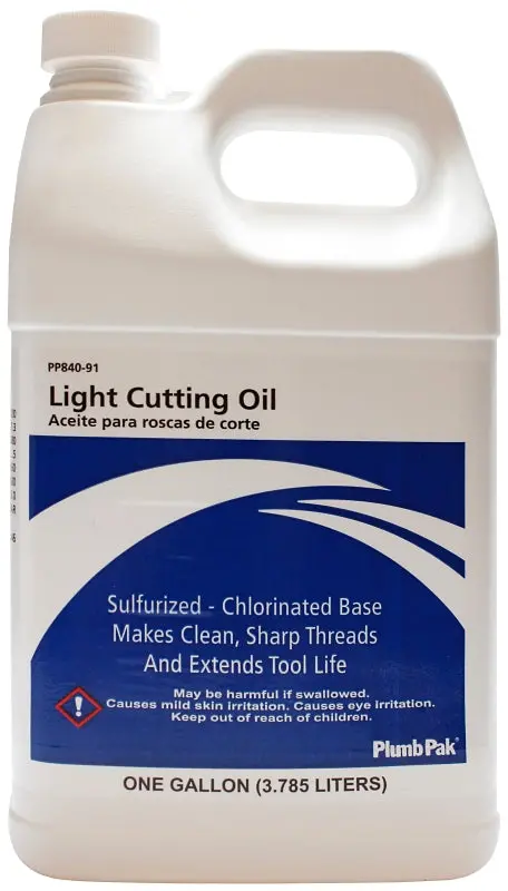 Plumb Pak Pp840-91 Thread Cutting Oil – 1-Gallon Industrial Lubricant For Pipe Threading 1