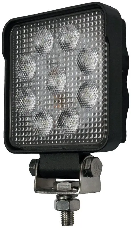 Pm Great White V910-Mv Square Led Work Light – Dual-Voltage (13.5V/28V), Rugged White Housing 1