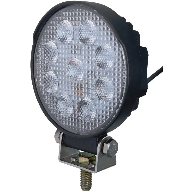 Pm Great White V921-Mv Round Led Work Light – Dual Voltage (13.5V/28V), Bright White Output 1