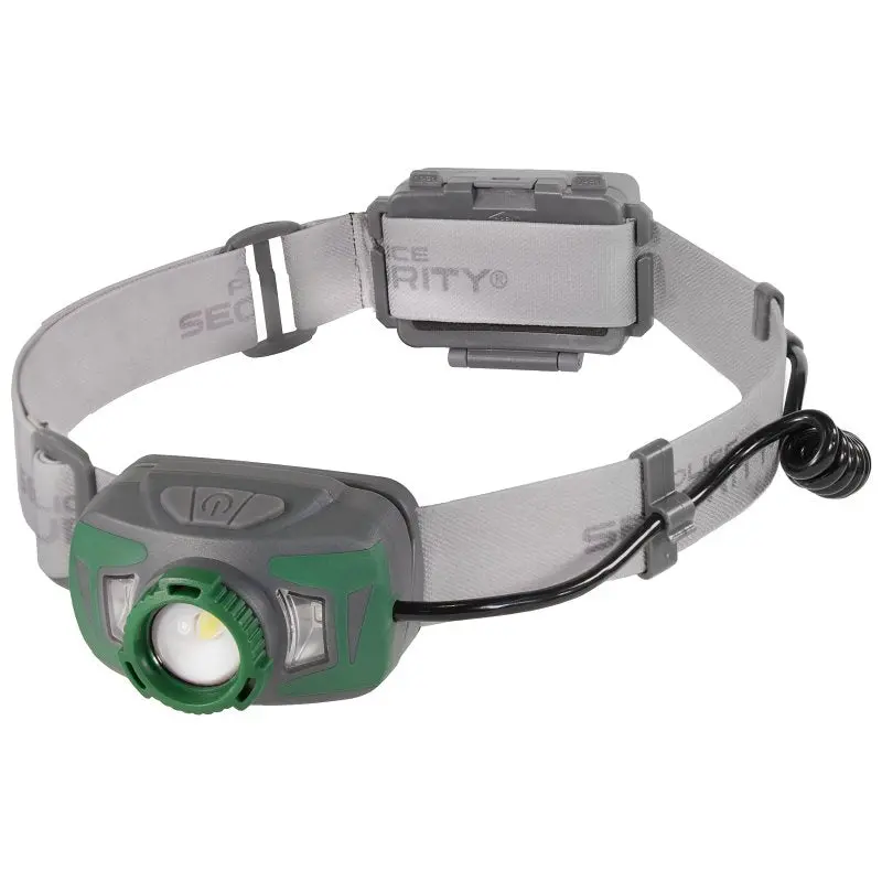 Police Security Twin Power Headlamp – Aaa-Powered Led With Four Brightness Levels (100–800 Lumens) 1