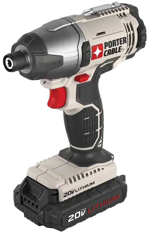 Porter-Cable 20V Max 1/4-Inch Hex Impact Driver Kit — 4Ah Battery, 3100 Ipm, 2800 Rpm 1