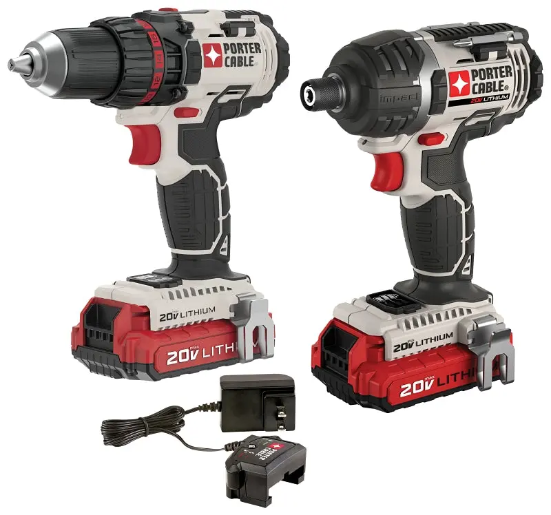 Porter-Cable 20V Max Lithium-Ion 2-Tool Combo Kit — Includes 1.5Ah Battery 1