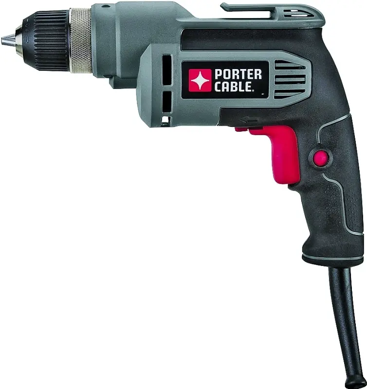 Porter-Cable 6.5-Amp 3/8-Inch Keyless Chuck Electric Drill — 6-Foot Cord 1