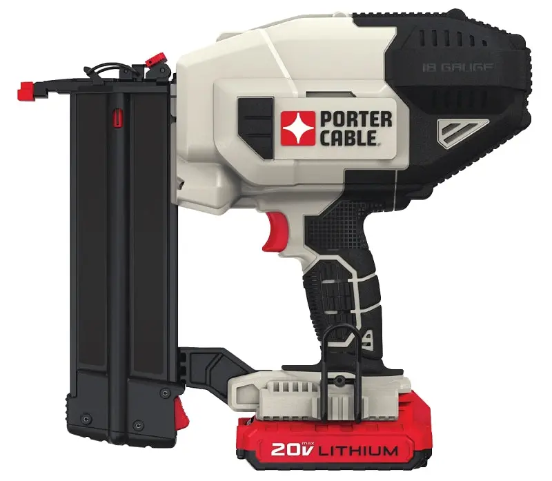 Porter-Cable Pcc790La 20V Max Brad Nailer Kit – 18-Gauge, 100-Nail Magazine, Glue Collation 1
