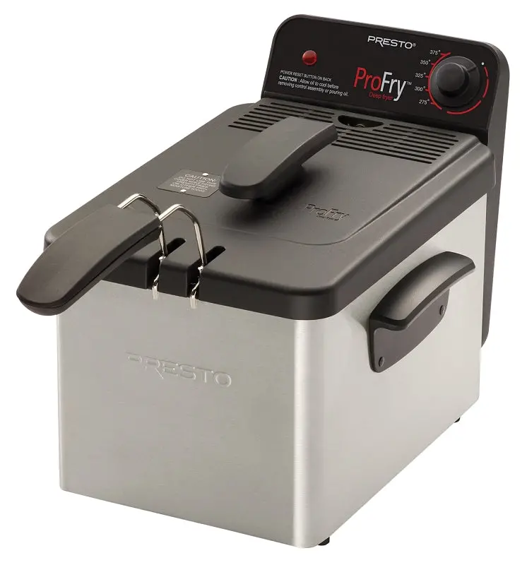 Presto Profry 05461 Electric Deep Fryer – 8-Cup Capacity, 1800W, Adjustable Thermostat 1