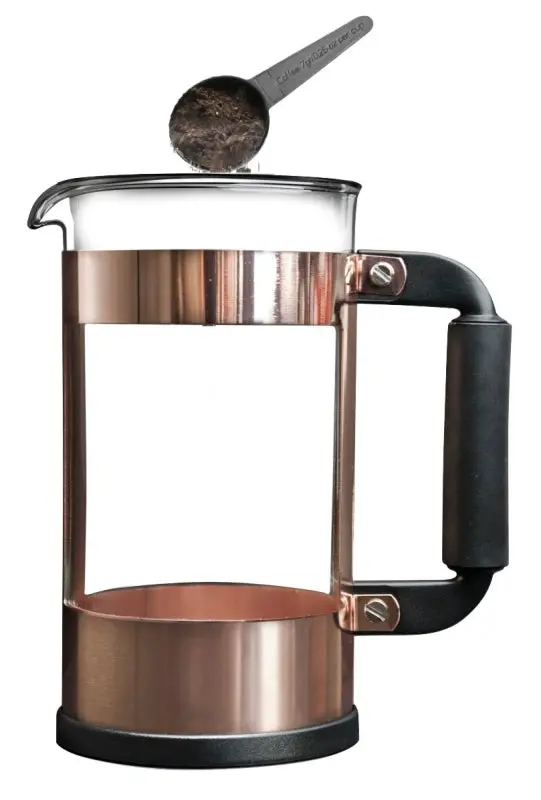 Primula Pccp-6508S-2 Copper-Finished Glass French Press – 32-Ounce Capacity, 8-Cup Brew 1