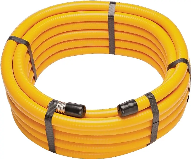 Pro-Flex Pfct-1275 Yellow Stainless Steel Flexible Hose – 1/2" Fitting, 75 Ft Length 1