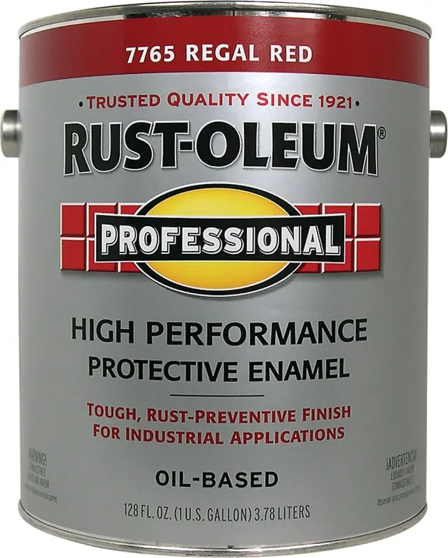 Professional 7765402 Oil-Based Gloss Enamel Paint – Regal Red, 1 Gallon (Covers 230–390 Sq Ft) 1