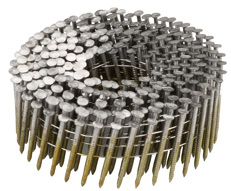 Profit 0640091S Stainless Steel Collated Nail – 1.5" Length, 316 Alloy, Ring Shank, Round Head, Corrosion-Resistant Framing Fastener 1
