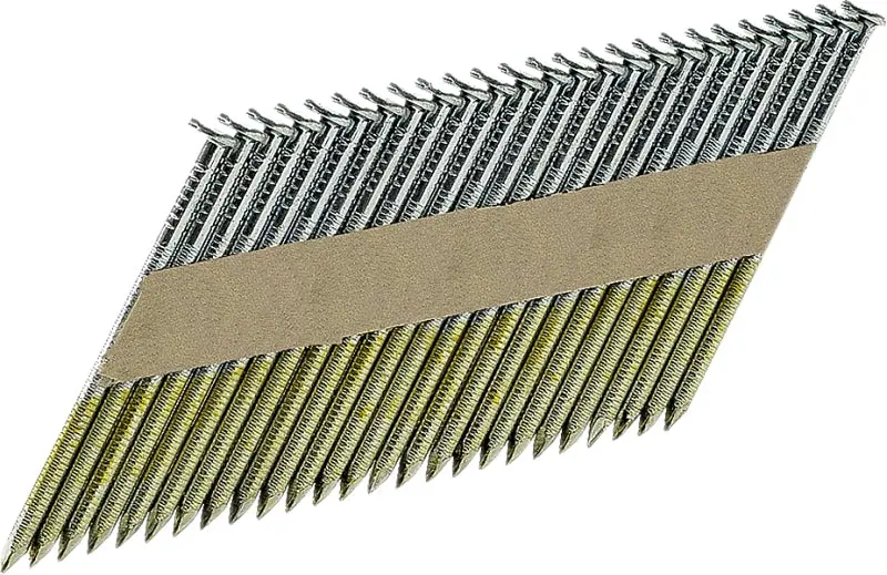 Profit 2-3/8" Framing Nails – Clipped Head, 11.5-Gauge Bright Steel, Paper-Tape Collated (5000/Pk) 1