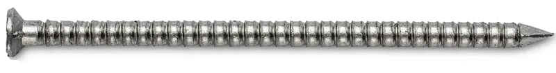 Profit 304 Stainless Steel Siding Nails – 2-Inch Ring Shank With Checkered Brad Heads 1