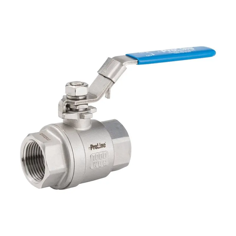 Proline 7690Sst Stainless Steel Ball Valve – 1" Fip Connection, Locking Handle, 600–1000 Psi Rating 1
