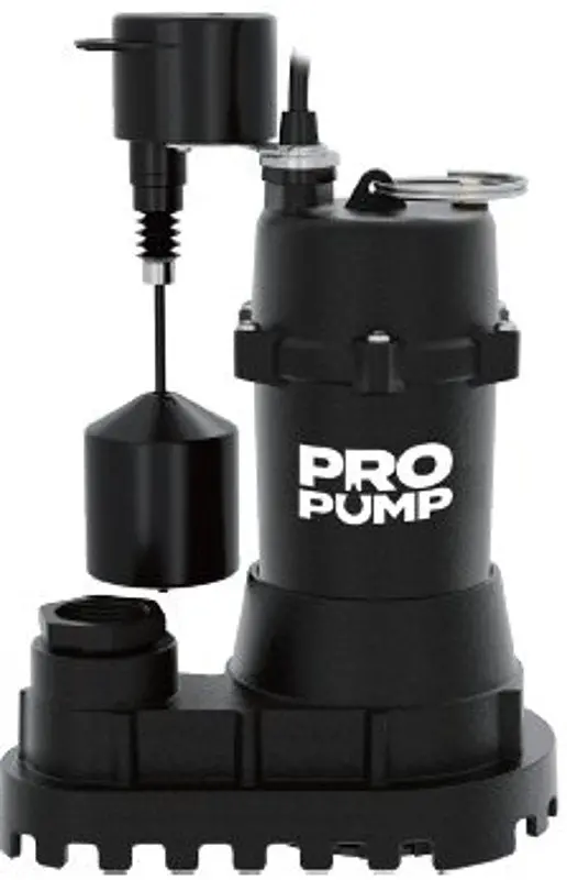 Propump Cast Iron Submersible Sump Pump – 1/2 Hp, 115V, 4500 Gph, 30 Ft Max Head 1