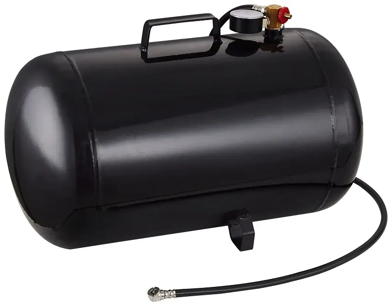 Prosource 10-Gallon Steel Air Receiver Tank – 5/16-Inlet, 1/4-Outlet, 85–125 Psi Rating 1
