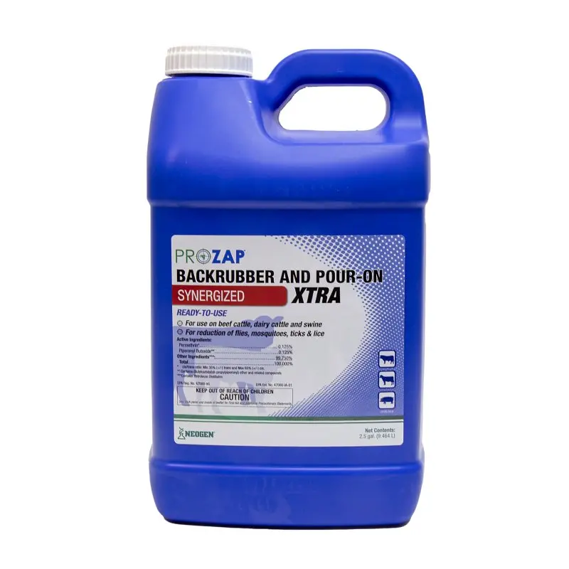 Prozap 966010 Backrubber Insecticide – 2.5-Gallon Concentrated Liquid, Strong Formula For Livestock Pest Control 1