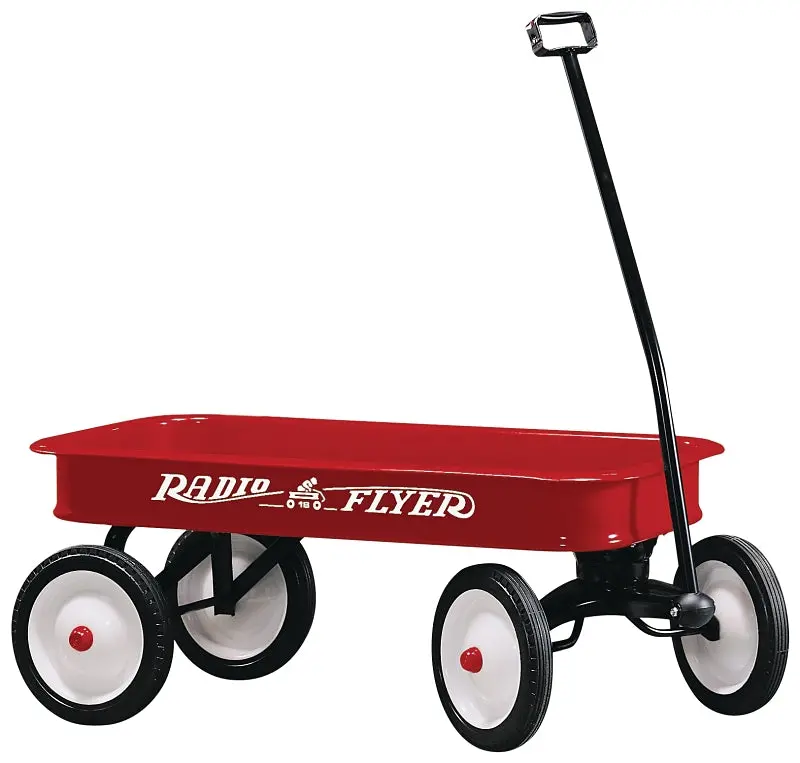 Radio Flyer Classic 18" Steel Wagon – 150-Lb Capacity, Iconic Red Finish 1