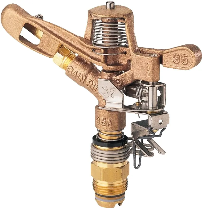Rain Bird 35Adjtntb Impact Sprinkler – Adjustable Full/Partial Circle, 3/4 In Inlet, Corrosion-Resistant Metal Housing 1