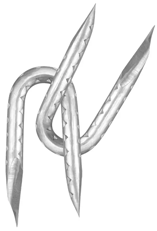 Rangemaster 7406 Series Galvanized Fence Staples – 2" Length, 9-Gauge Wire 1