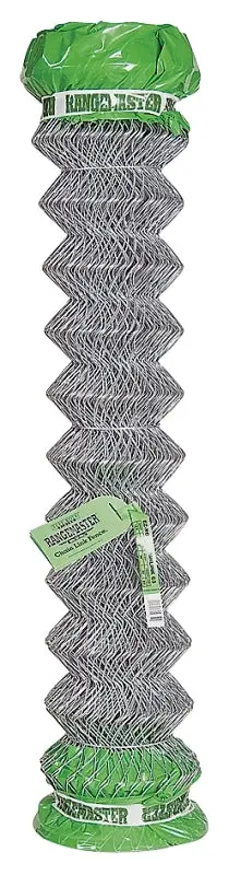 Rangemaster Ez Roll Chain-Link Fence – 50 Ft X 48 In, 12.5-Gauge Zinc-Coated 1