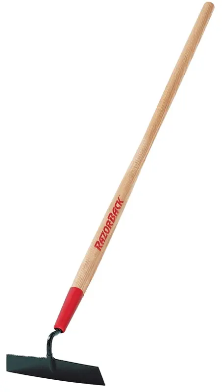Razor-Back 66135 Onion Hoe – 7" Wide Steel Blade On Traditional Wooden Handle, Ideal For Weeding And Cultivating 1