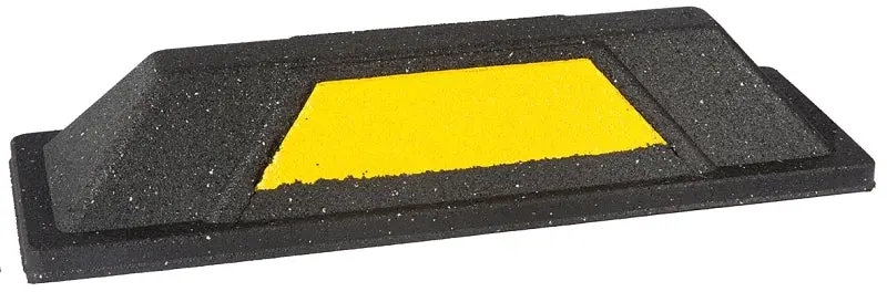 Red Barn Rubber Curb Parking Stop – Durable, Weather-Resistant Vehicle Barrier For Driveways And Lots 1