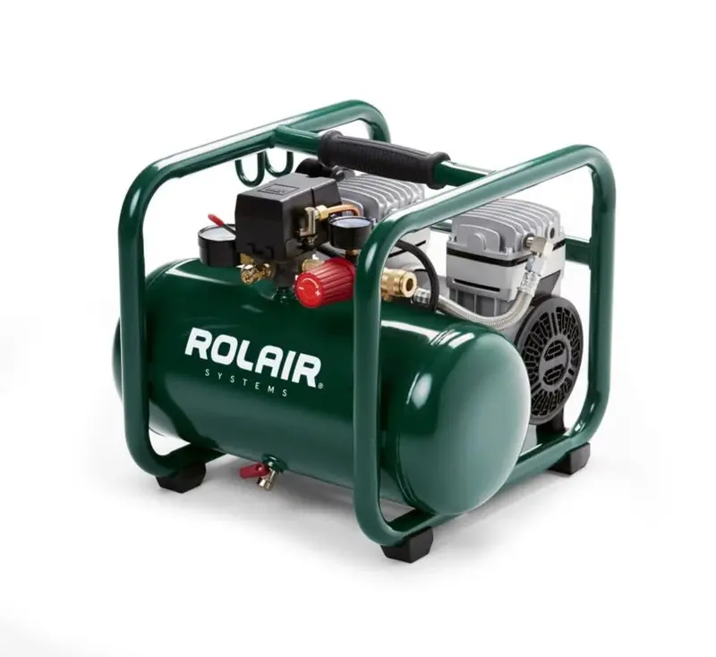 Rolair 1 Hp Oil-Free Portable Air Compressor – 2.5-Gallon Quiet Operation 1