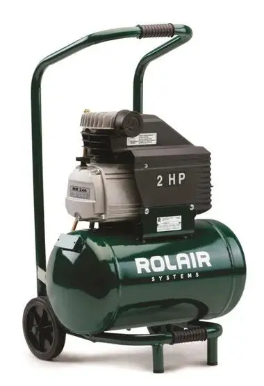 Rolair 2 Hp Wheeled Cart Air Compressor – 5.3-Gallon Heavy-Duty Build 1
